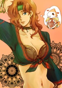 Rating: Questionable Score: 0 Tags: blue_eyes bra_cups_sticking_out breasts brown_hair choker cleavage clothing felecca female front-tie_top headband heart midriff nata_(artist) numnu porposkin rule34 suikoden suikoden_tierkreis thought_bubble tied_shirt User: bunchy7s