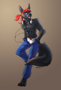 Rating: Safe Score: 0 Tags: absurd_res anthro bottomwear bulge canid canine canis clothed clothing disc_jockey e621 electronics fur headphones headphones_around_neck hi_res hyhlion kerchief lupine_assassin male mammal music pants simple_background solo tail underwear wolf User: bunchy7s
