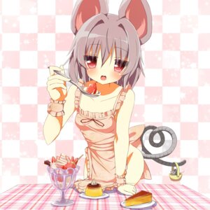 Rating: Safe Score: 0 Tags: 1:1 5240mosu animal_humanoid apron basket blush checkered checkered_background clothing container cuff_(restraint) cutlery dessert detailed detailed_food digital_media_(artwork) e621 female food fruit furniture grey_hair hair hi_res holding_object holding_spoon human humanoid ice_cream kitchen_utensils looking_at_viewer mammal mammal_humanoid mouse mouse_humanoid mouse_tail murid murid_humanoid murine murine_humanoid nazrin pastry pattern_background pie plant plate pudding red_eyes restraints rodent rodent_humanoid shaded short_hair simple_background solo spoon strawberry sundae table tools touhou wrist_cuffs User: bunchy7s
