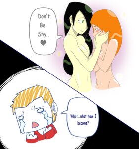 Rating: Questionable Score: 0 Tags: 1boy 2girls breasts disney english_text female human kim_possible kimberly_ann_possible male medium_breasts mister_scarecrow multiple_females multiple_girls rule34 shego straight_hair tagme text yuri User: bunchy7s