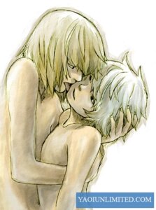 Rating: Explicit Score: 0 Tags: before_sex death_note dubious_penetration fully_nude gay hand_on_head hug hugging licking male mello mihael_keehl nate_river near nude rule34 tagme upper_body yaoi User: bunchy7s