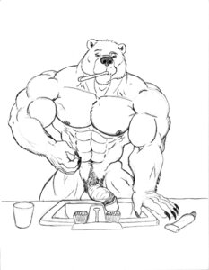 Rating: Explicit Score: 0 Tags: abs anthro balls bathroom bear biceps biped brush brushing brushing_teeth circumcised circumcision_scar e621 flaccid fur genital_scar genitals humanoid_genitalia humanoid_penis male mammal monochrome muscular muscular_anthro muscular_male nipples nude pecs penis presenting scar sink sketch solo standing sudonym toothbrush toothpaste User: bunchy7s
