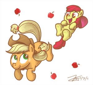 Rating: Safe Score: 0 Tags: amber_eyes apple apple_bloom_(mlp) applejack_(mlp) blonde_hair duo e621 earth_pony equid equine female feral food friendship_is_magic fruit green_eyes hair happy hasbro horse mammal my_little_pony plant pony quadruped red_hair sibling_(lore) sister_(lore) sisters_(lore) smile tail young young_feral zicygomar User: bunchy7s