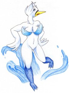 Rating: Explicit Score: 0 Tags: anthrofied artist_request avian barefoot beak blue_eyes breasts cleavage colored_pencil_(artwork) feet female furry furry_only game_freak hands_on_hips pokemon pokemon_(species) pokemon_bw pussy rule34 solo straight_hair swanna webbed_feet white_background User: bunchy7s