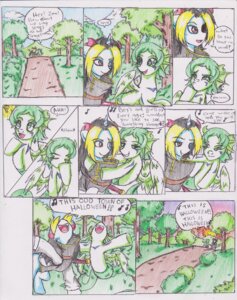 Rating: Safe Score: 0 Tags: chaostone clothing cloud comic cutie_mark dialogue duo e621 english_text equid equine fangs feathered_wings feathers female feral fur grass green_eyes hair hasbro hi_res horn humor light_bulb long_hair male mammal melee_weapon mountain music my_little_pony mythological_creature mythological_equine mythology open_mouth outside plant shrub singing sky smile song standing sword teeth text tongue trail tree unicorn weapon wings User: bunchy7s