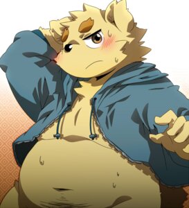 Rating: Safe Score: 0 Tags: 5_fingers anthro belly black_nose blush bodily_fluids bottomless canid canine canis cel_shading clothed clothing domestic_dog e621 fingers frown fur gradient_background hand_behind_head hinami jacket looking_at_viewer male mammal open_clothing open_shirt open_topwear orange_eyes overweight overweight_anthro overweight_male partially_clothed pattern_background shaded shirt simple_background solo sweat toony topwear white_background User: bunchy7s Rating: Safe Score: 0 Tags: 5_fingers anthro belly black_nose blush bodily_fluids bottomless canid canine canis cel_shading clothed clothing domestic_dog e621 fingers frown fur gradient_background hand_behind_head hinami jacket looking_at_viewer male mammal open_clothing open_shirt open_topwear orange_eyes overweight overweight_anthro overweight_male partially_clothed pattern_background shaded shirt simple_background solo sweat toony topwear white_background User: bunchy7s