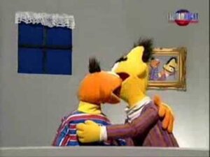 Rating: Questionable Score: 0 Tags: 4:3 bert_(sesame_street) compression_artifacts duo e621 ernie_(sesame_street) grandfathered_content humanoid low_res male male/male muppet muppets parody pbs puppet real sesame_street unknown_artist window User: bunchy7s