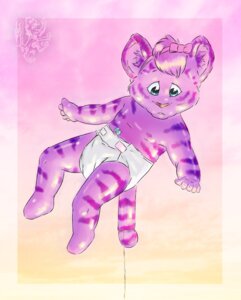 Rating: Safe Score: 0 Tags: accessory ageplay ambiguous_gender animal_balloon animate_inanimate anthro astolpho balloon blue_eyes bow_(feature) bow_accessory bow_ribbon clean_diaper clothed clothing diaper diaper_only digital_media_(artwork) e621 felid hair_accessory hair_bow hair_ribbon infantilism inflatable kahncub_(character) living_balloon living_inflatable mammal nozzle pantherine pink_background ribbons roleplay shaped_balloon simple_background solo stripes tail tiger topless wearing_diaper young young_anthro User: bunchy7s