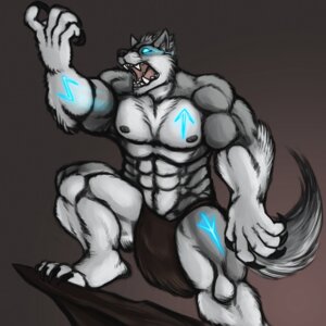 Rating: Safe Score: 0 Tags: 1:1 abs anthro athletic biceps big_muscles bioluminescence biped black_claws black_nose blue_eyes bodypaint bottomwear bulge canid canine canis chest_tuft claws cliff clothed clothing e621 fangs flexing fur glowing glowing_eyes grey_body grey_fur grey_hair grey_nipples hair hi_res loincloth male mammal maryn muscular muscular_anthro muscular_male nipples open_mouth pecs pose rock solo standing tattoo teeth toe_claws tongue topless tribal tuft wolf User: bunchy7s