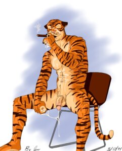 Rating: Explicit Score: 0 Tags: 2014 after_masturbation anthro balls biped bodily_fluids chair cigar clownboy1 cum e621 felid flaccid furniture genital_fluids genitals male mammal muscular muscular_anthro muscular_male nipples nude orgasm pantherine penis sitting smoke smoking solo tiger User: bunchy7s