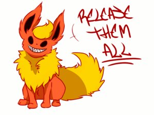 Rating: Safe Score: 0 Tags: 4:3 ambiguous_gender animated animated_gif creepy digital_media_(artwork) e621 eeveelution empty_eyes english_text epilepsy_warning evil_grin feral flareon flareon_the_false_prophet fur generation_1_pokemon glitch looking_at_viewer meme nintendo orange_body orange_fur pokemon pokemon_(species) short_playtime simple_background smile solo speedcoremigraine static teeth text twitch_plays_pokemon white_background User: bunchy7s