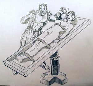 Rating: Explicit Score: 0 Tags: 1boy 1girls avengers big_breasts bound breasts completely_nude female frelncer human janet_van_dyne kirby_crackle male marvel marvel_classic_era marvel_comics monochrome nipples nude nude_female pubic_hair pussy restrained robot rule34 scene_interpretation simple_background straight_hair strapped_down ultron uncensored white_background User: bunchy7s