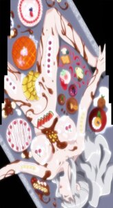 Rating: Explicit Score: 0 Tags: banana breasts cake censored cherry chocolate chocolate_cake convenient_censoring cream female fight_ippatsu!_juuden-chan!! food fruit grapes highres kuran_shunt long_hair lying orange rule34 solo syrup watermelon white_hair User: bunchy7s
