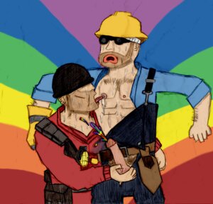 Rating: Explicit Score: 0 Tags: 2boys 2d engineer_(team_fortress_2) human human_male human_only male male_only rule34 samboengie soldier_(team_fortress_2) team_fortress_2 yaoi User: bunchy7s