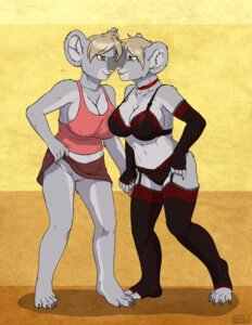 Rating: Explicit Score: 0 Tags: 2013 annabelle_ryan anthro armwear big_breasts bottomwear bra breasts brown_eyes claws cleavage clothed clothing clothing_lift collar duo e621 elbow_gloves eye_contact female female/female fingerless_gloves garter_straps genitals gloves hand_holding handwear iggi inner_ear_fluff isabella_ryan koala lace legwear lingerie looking_at_another mammal marsupial shirt sibling_(lore) sister_(lore) sisters_(lore) skimpy skirt skirt_lift smile standing stockings tank_top thigh_highs toe_claws topwear tuft twins_(lore) underwear vombatiform vulva User: bunchy7s