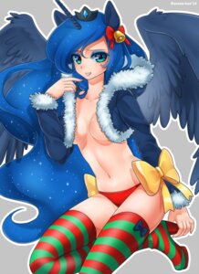 Rating: Questionable Score: 0 Tags: 2014 accessory alternate_species animal_humanoid bell bell_accessory bell_bow blue_body blue_feathers blue_hair boots bow_(feature) bow_accessory bow_boots bow_footwear bow_legwear bow_panties bow_ribbon bow_thigh_highs bow_underwear breasts clothing clothing_bow crown decorated_bow e621 equid equid_humanoid equine equine_humanoid feathered_wings feathers female footwear friendship_is_magic fur_trim_(clothing) green_eyes hair hair_accessory hair_bow hair_ribbon hasbro headgear hi_res high_heels horn humanoid humanoidized jacket legwear long_hair long_sleeves looking_at_viewer mammal mammal_humanoid my_little_pony mythological_creature mythological_equine mythology navel panties pattern_boots pattern_clothing pattern_footwear pattern_legwear pattern_thigh_highs princess_luna_(mlp) racoon-kun ribbons shoes smile solo striped_boots striped_clothing striped_footwear striped_legwear striped_thigh_highs stripes thigh_boots thigh_highs topwear twin_bows twin_clothing_bows underwear winged_unicorn wings User: bunchy7s