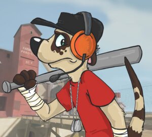 Rating: Safe Score: 0 Tags: black_nose clothing dog_tags e621 female hat headgear headwear herpestid mammal meerkat scout_(team_fortress_2) screencap screencap_background solo sophiecabra tail team_fortress_2 toony valve valve_corporation User: bunchy7s