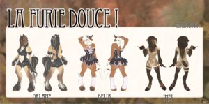 Rating: Questionable Score: 0 Tags: anthro bovid bovine cabaret caprine cattle clothing corset delia_(shalinka) digital_media_(artwork) domestic_sheep e621 equid equine female french front_view full-length_portrait group hereford_cattle hi_res horse ines_(shalinka) la_furie_douce legwear lingerie mammal orlane_(shalinka) portrait rear_view shalinka sheep standing stockings tail tail_tuft topwear tuft underwear User: bunchy7s