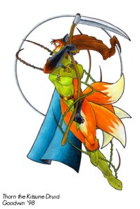 Rating: Safe Score: 0 Tags: 1998 anthro canid canine chris_goodwin e621 female fox mammal melee_weapon multi_tail polearm scythe solo tail weapon User: bunchy7s