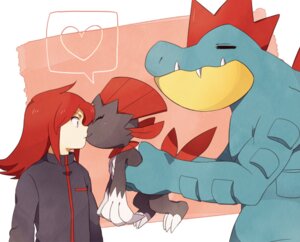 Rating: Safe Score: 0 Tags: abstract_background ambiguous_gender biped bipedal_feral black_body black_skin blue_body blue_skin carrying_another claws clothing crocodilian e621 eyelashes eyes_closed felid feral feraligatr generation_2_pokemon generation_4_pokemon glistening group hair happy heart_symbol holding_character human interspecies jacket kissing lizard long_hair male mammal mustelid nintendo otoufu_(nenne) pink_background pokemon pokemon_(species) pokephilia purple_eyes raised_arm red_hair reptile scalie shadow sharp_teeth side_view silver_(pokemon) simple_background size_difference smile standing teeth topwear weavile white_background white_body white_skin yellow_body yellow_skin User: bunchy7s