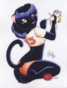 Rating: Questionable Score: 0 Tags: 2004 4_toes absurd_res anthro barefoot black_body black_fur black_hair butt clothed clothing doll e621 feet felid female fur hair hi_res holding_voodoo_doll humanoid_feet looking_back mammal michele_light pantherine panties plantigrade signature simple_background skimpy soles solo tail toes traditional_media_(artwork) underwear voodoo voodoo_doll white_background yellow_eyes User: bunchy7s