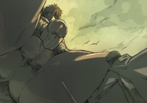 Rating: Explicit Score: 0 Tags: 2boys bara gay giant giant_male hrio macro macro_male macrophilia male male_only micro_male monochrome muscles penis rule34 source_removed sword uncensored weapon worm's-eye_view yaoi User: bunchy7s