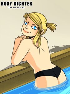 Rating: Explicit Score: 0 Tags: 1girls ass blonde_hair character_name daughter-thursday female female_only human pale_skin panties roxanne_richter rule34 scott_pilgrim solo topless topless_female User: bunchy7s