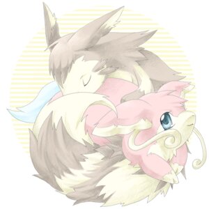 Rating: Safe Score: 0 Tags: 1:1 ambiguous_gender audino big_ears duo e621 fluffy furret generation_2_pokemon generation_5_pokemon long_tail looking_at_viewer mammal mustelid nintendo pokemon pokemon_(species) sawamatu smile tail User: bunchy7s