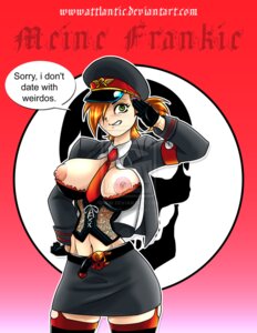 Rating: Explicit Score: 0 Tags: attlantic breasts cartoon_network corset female female_only foster's_home_for_imaginary_friends frankie_foster gloves green_eyes hair_over_one_eye human military_uniform nipples red_hair rule34 salute skirt solo User: bunchy7s Rating: Explicit Score: 0 Tags: attlantic breasts cartoon_network corset female female_only foster's_home_for_imaginary_friends frankie_foster gloves green_eyes hair_over_one_eye human military_uniform nipples red_hair rule34 salute skirt solo User: bunchy7s