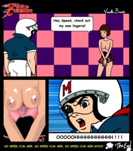 Rating: Explicit Score: 0 Tags: 1boy 1girls breasts comic dialogue english_text exposed_breasts female go_mifune male michi_shimura nipples rule34 speech_bubble speed_racer tagme topless_female User: bunchy7s Rating: Explicit Score: 0 Tags: 1boy 1girls breasts comic dialogue english_text exposed_breasts female go_mifune male michi_shimura nipples rule34 speech_bubble speed_racer tagme topless_female User: bunchy7s
