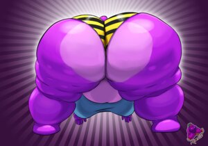 Rating: Questionable Score: 0 Tags: anthro bent_over bertha_(kazecat) big_butt biped breasts butt clothing common_hippopotamus e621 female glistening hippopotamid huge_butt kazecat mammal overweight overweight_anthro overweight_female presenting presenting_hindquarters purple_background purple_body purple_skin shadow shirt simple_background solo standing thong topwear underwear white_background User: bunchy7s