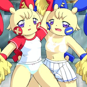 Rating: Questionable Score: 0 Tags: 1:1 anthro blush bottomwear bow_bra bow_panties bow_underwear bra cheerleader clothing digital_media_(artwork) duo e621 embarrassed female g-sun generation_3_pokemon gusset loli minun navel nintendo oekaki panties plusle pokemon pokemon_(species) pokemorph purple_eyes school skirt training_bra underwear white_clothing white_panties white_underwear yellow_bra yellow_clothing yellow_underwear young User: bunchy7s