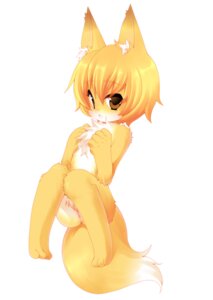 Rating: Explicit Score: 0 Tags: anthro biped blonde_hair brown_eyes canid canine chest_tuft e621 female fox fur genitals hair loli looking_at_viewer mammal pose short_hair sitting solo tail tuft unknown_artist vulva yellow_body yellow_fur young young_anthro young_female User: bunchy7s