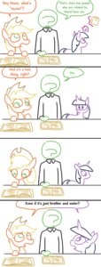 Rating: Questionable Score: 0 Tags: anon applejack_(mlp) book clothing comic dialogue e621 earth_pony english_text equid equine female feral friendship_is_magic fur group hair hasbro hat headgear headwear hi_res horn horse humor magic male mammal monochrome my_little_pony mythological_creature mythological_equine mythology pony text the_weaver twilight_sparkle_(mlp) unicorn User: bunchy7s Rating: Questionable Score: 0 Tags: anon applejack_(mlp) book clothing comic dialogue e621 earth_pony english_text equid equine female feral friendship_is_magic fur group hair hasbro hat headgear headwear hi_res horn horse humor magic male mammal monochrome my_little_pony mythological_creature mythological_equine mythology pony text the_weaver twilight_sparkle_(mlp) unicorn User: bunchy7s