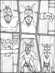 Rating: Explicit Score: 0 Tags: 2010 anatomically_correct anthro balls bondage bound comic criss-crossbreeding dildo_gag donkey equine experiment faithry feral forced furry furry_only horsecock laboratory magic male muzzle nude penis rule34 testicles transformation User: bunchy7s