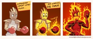 Rating: Safe Score: 0 Tags: bumbazzle clothing comic e621 english_text fire generation_1_pokemon gloves handwear hitmonchan humanoid immolation male nintendo pokemon pokemon_(species) rare_candy_treatment solo text User: bunchy7s