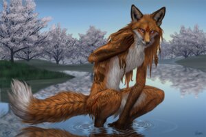 Rating: Safe Score: 0 Tags: 2011 ambiguous_gender anthro arm_on_leg arm_on_thigh arms_bent artist_collaboration bathing bent_legs black_lips black_nose brown_body brown_fur canid canine crouching crouching_in_water day detailed detailed_background detailed_fur digitigrade e621 facial_markings foot_in_water forest forest_background fox fur glistening gloves_(marking) grass hair hand_between_legs hand_in_water head_markings humanoid_hands inner_ear_fluff kesame_(artist) leg_markings lips long_mouth looking_at_viewer mammal markings myenia nature nature_background nude orange_body orange_fur orange_hair outside partially_submerged photorealism plant pond purple_eyes realistic red_markings reflection river shallow_water sky snout socks_(marking) solo sullivan tail tree tuft water water_reflection water_ripple wet whiskers white_body white_fur User: bunchy7s