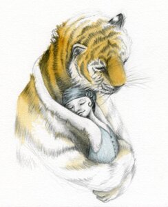Rating: Safe Score: 0 Tags: 1920s_theme biped blue_clothing blue_shirt blue_topwear buckle button_(fastener) clothing duo e621 eyes_closed felid female feral flossy-p fur graphite_(artwork) half-length_portrait hat headgear headwear hug human kerchief mammal mixed_media orange_body orange_fur painting_(artwork) pantherine portrait romantic romantic_couple round_ears shirt side_view simple_background size_difference smile striped_body striped_fur stripes tank_top tiger topwear traditional_media_(artwork) traditional_painting_(artwork) traditional_watercolor_(artwork) watercolor_(artwork) whiskers white_background white_body white_fur User: bunchy7s