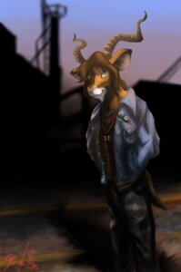 Rating: Safe Score: 0 Tags: antelope anthro badge bottomwear bovid brown_hair clothed clothing day e621 fully_clothed fur hair hand_in_pocket hands_in_both_pockets hi_res horn impala jacket jewelry looking_aside looking_at_viewer mala_ceros male mammal necklace orange_body orange_fur outside pants pockets rimpala shirt sky smile solo topwear white_body white_fur User: bunchy7s