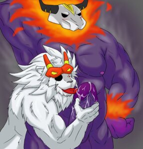 Rating: Explicit Score: 0 Tags: 4_fingers abs duo fire front_view huge_muscles male male_only muscles muscular muscular_male nipples nude pecs penis pop'n_music purple_skin rule34 shishiwaka skull tagme well-done white_fur User: bunchy7s