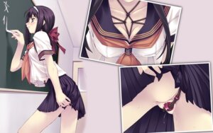 Rating: Explicit Score: 0 Tags: 1girls anal_object_insertion anus bondage bottomless braless buttplug classroom dildo_under_clothes f-ism female female_only glasses medium_breasts murakami_suigun nipple_bulge no_bra no_panties no_underwear pussy pussy_juice pussy_plug ribbons rope rope_bondage rule34 seifuku serafuku shibari shibari_under_clothes skirt solo upskirt vaginal_object_insertion vibrator_under_clothes User: bunchy7s