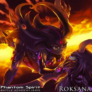 Rating: Safe Score: 0 Tags: 1:1 armor detailed digital_media_(artwork) duo e621 english_text eye_contact female fire horn hybrid lava looking_at_another magic phantom_spirit_battle_academy roksana roksanath simple_background text toony unconvincing_armor warm_colors wulven_game_studios User: bunchy7s