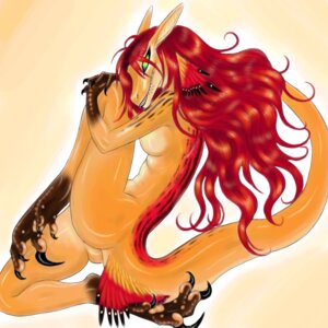 Rating: Questionable Score: 0 Tags: 1:1 anthro breasts dinosaur dromaeosaurid e621 female hair hi_res non-mammal_breasts nude pose prehistoric_species raphian red_hair reptile saurischian scalie shiko shikoyote solo tail theropod velociraptor User: bunchy7s