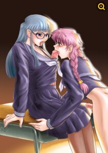 Rating: Explicit Score: 0 Tags: behind_moon blue_hair blush bulge cameltail dulce_report fellatio futa_on_futa futa_sans_balls futa_transformation futa_with_futa futanari hair high_resolution intersex kiyose_aoi kuroki_momoe oral pantyhose penis pink_hair q_(artist) rule34 rule_63 school_uniform serafuku skirt transformation twin_braids User: bunchy7s