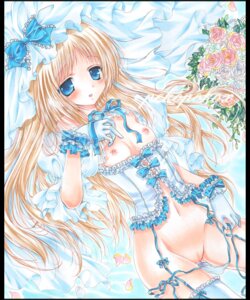 Rating: Explicit Score: 0 Tags: bouquet bow breasts bridal_veil corset female flower frills garter_belt gloves kud_wafter little_busters! lying marker_(medium) nipples noumi_kudryavka pekopokox pussy ribbon rule34 shikishi thighhighs traditional_media veil white_gloves User: bunchy7s