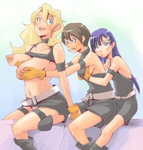 Rating: Explicit Score: 0 Tags: blonde-haired_female blonde_female blonde_hair blue_eyes breast_grab_from_behind breasts breasts_grab brown-haired_female brown_hair female glasses gloves kinon_bachika kiyal_bachika kiyoh_bachika m_g purple-haired_female purple_hair rule34 tagme tengen_toppa_gurren_lagann yellow_gloves User: bunchy7s