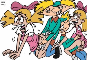 Rating: Explicit Score: 0 Tags: 1boy 1girls 2003 arnold_shortman blonde_hair bottomless cum_on_lower_body dress female helga_pataki hey_arnold! male nev nickelodeon no_panties penis rule34 User: bunchy7s