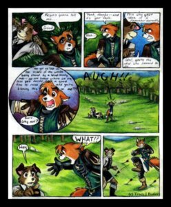Rating: Safe Score: 0 Tags: ainessa's_martyrs anthro arrow_(weapon) canid canine canis comic domestic_dog e621 fox fox_keegan male mammal medieval ranged_weapon tail tracy_j._butler traditional_media_(artwork) weapon User: bunchy7s