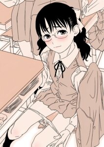 Rating: Explicit Score: 0 Tags: classroom clothing female flat_chest glasses gusu monochrome original panties panty_pull pink pussy pussy_juice rule34 school_desk school_uniform skirt smile straight_hair underwear User: bunchy7s
