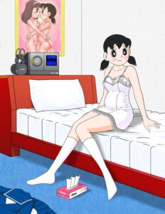 Rating: Explicit Score: 0 Tags: 1girls artist_request bed black_eyes black_hair breasts doraemon female human indoors light-skinned_female light_skin pigtails poster pregnant rule34 shizuka_minamoto short_hair sitting socks tsubasa_ito User: bunchy7s